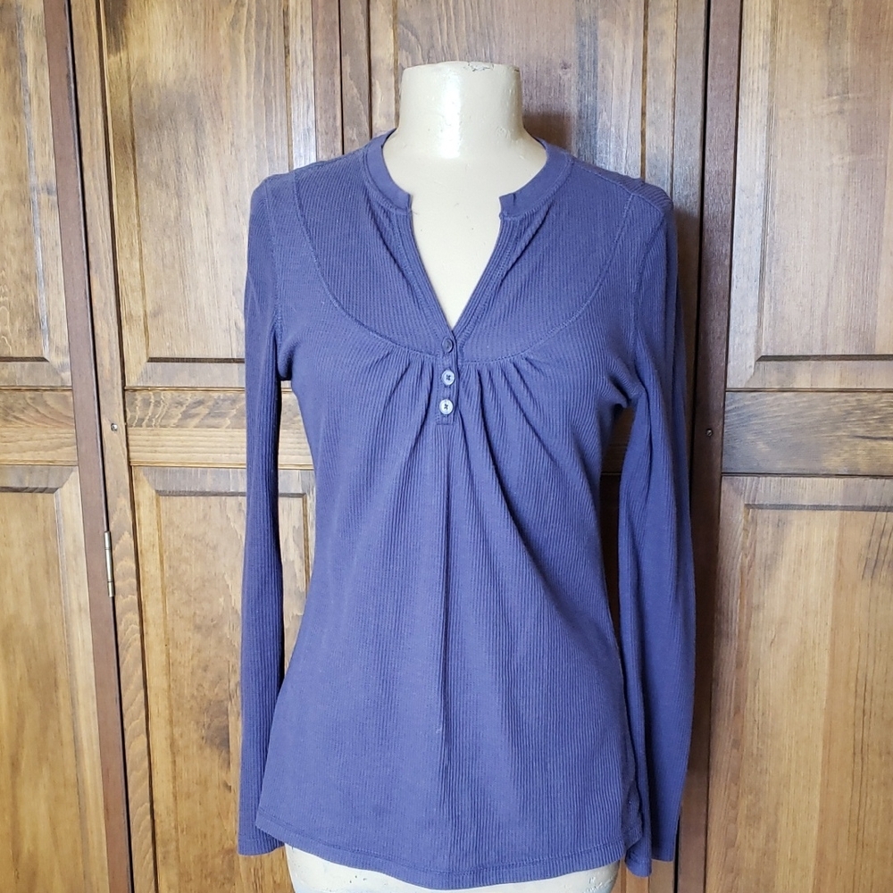 Merona Women's Thermal Long Sleeve Top Sz M